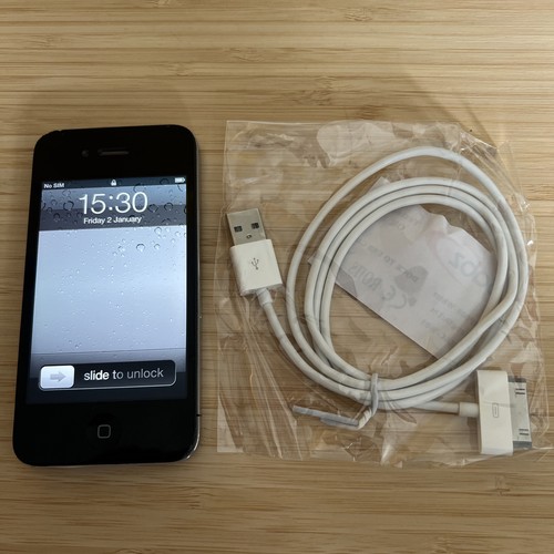Apple iphone nero - 4, gb,