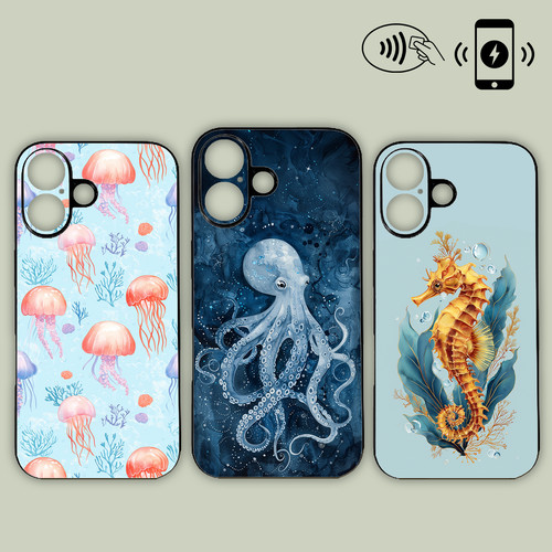 Custodia telefono medusa