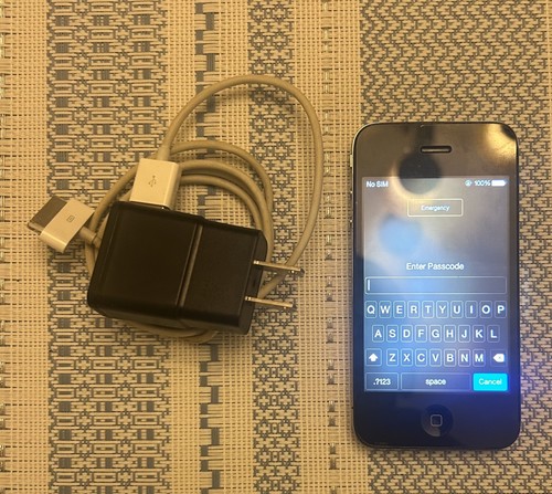 Apple iphone nero - apple, 4