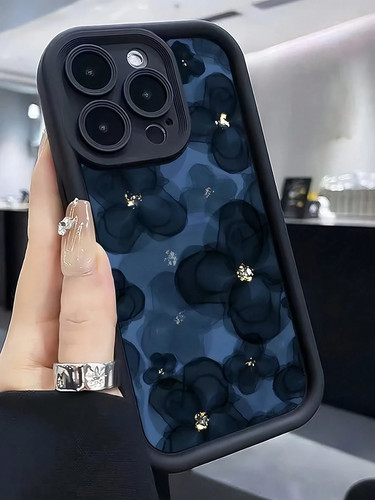 Custodia telefono blu navy