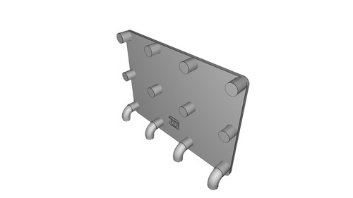 Supporto telefono pegboard per - pegboard,